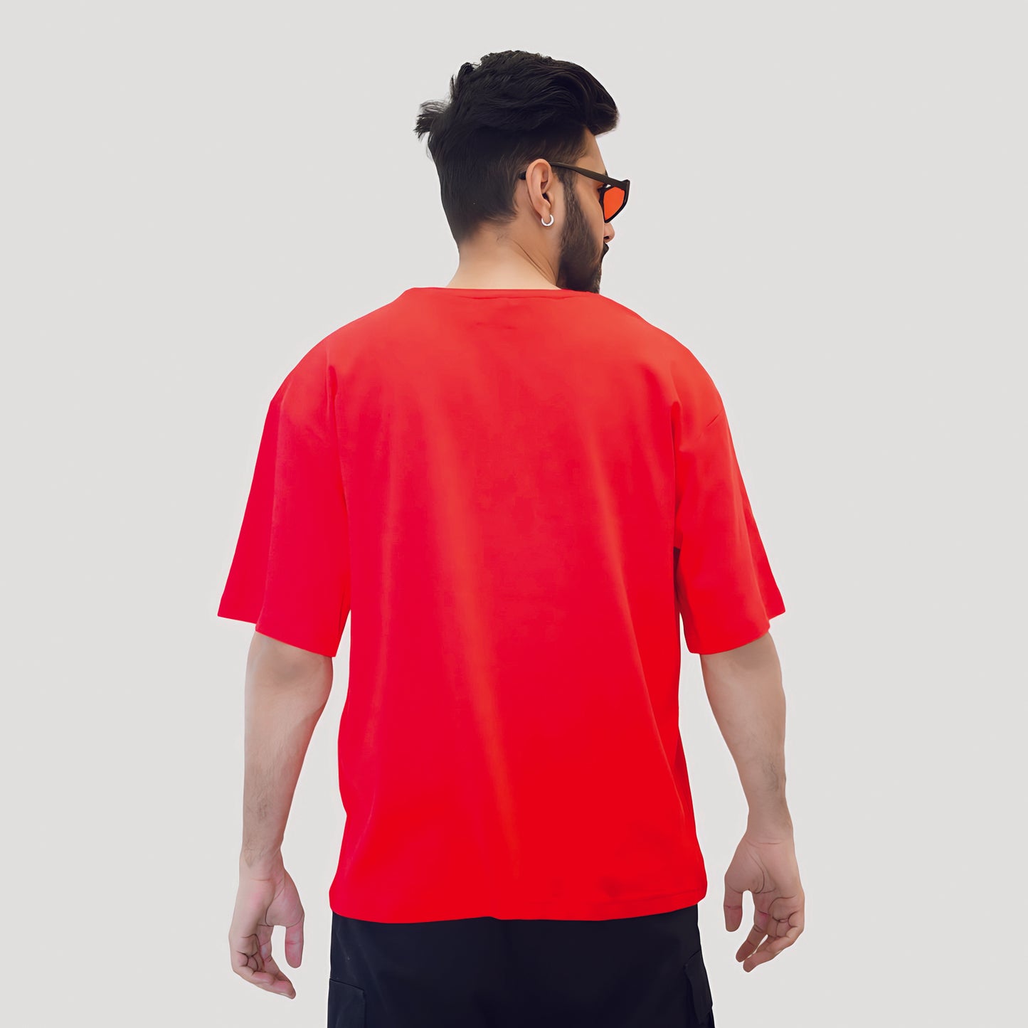 Red Unisex Relaxed Fit Anxiety T-shirt - Loopster