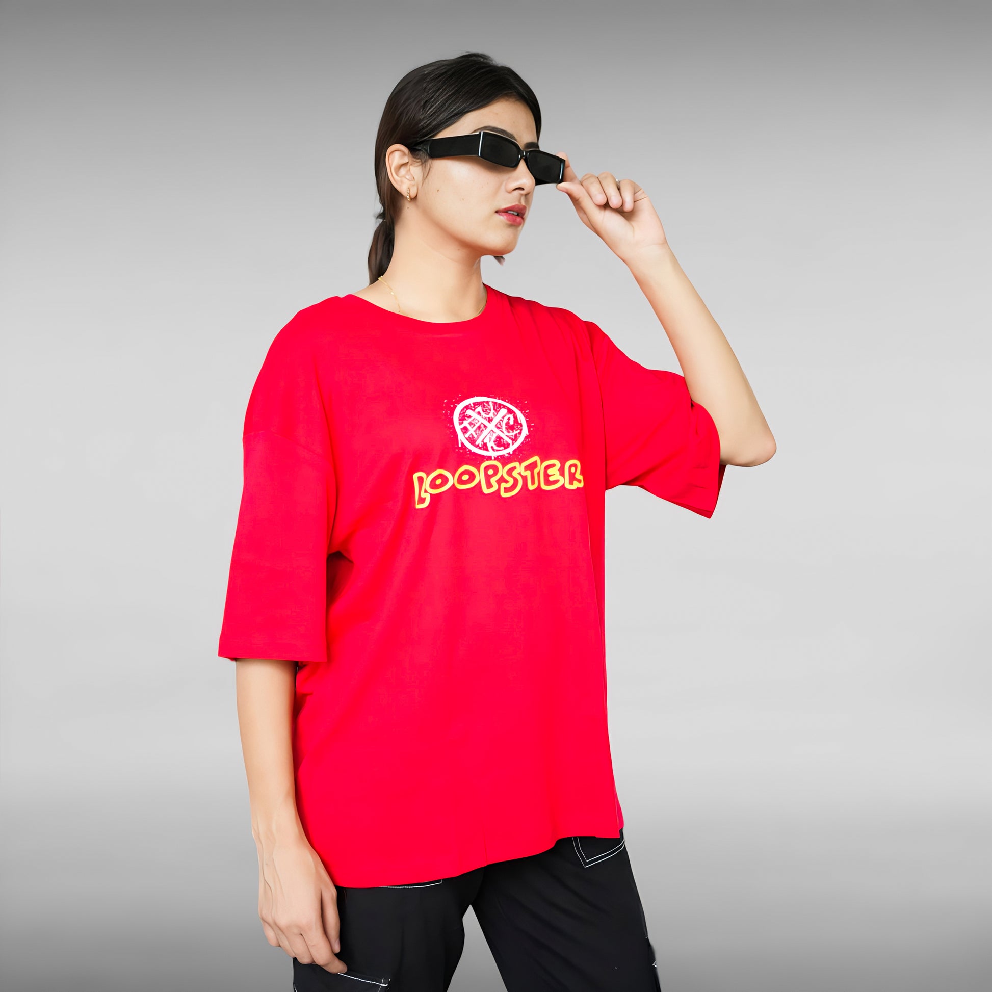 Red Can't Fly Relaxed Fit T-shirt - Loopster