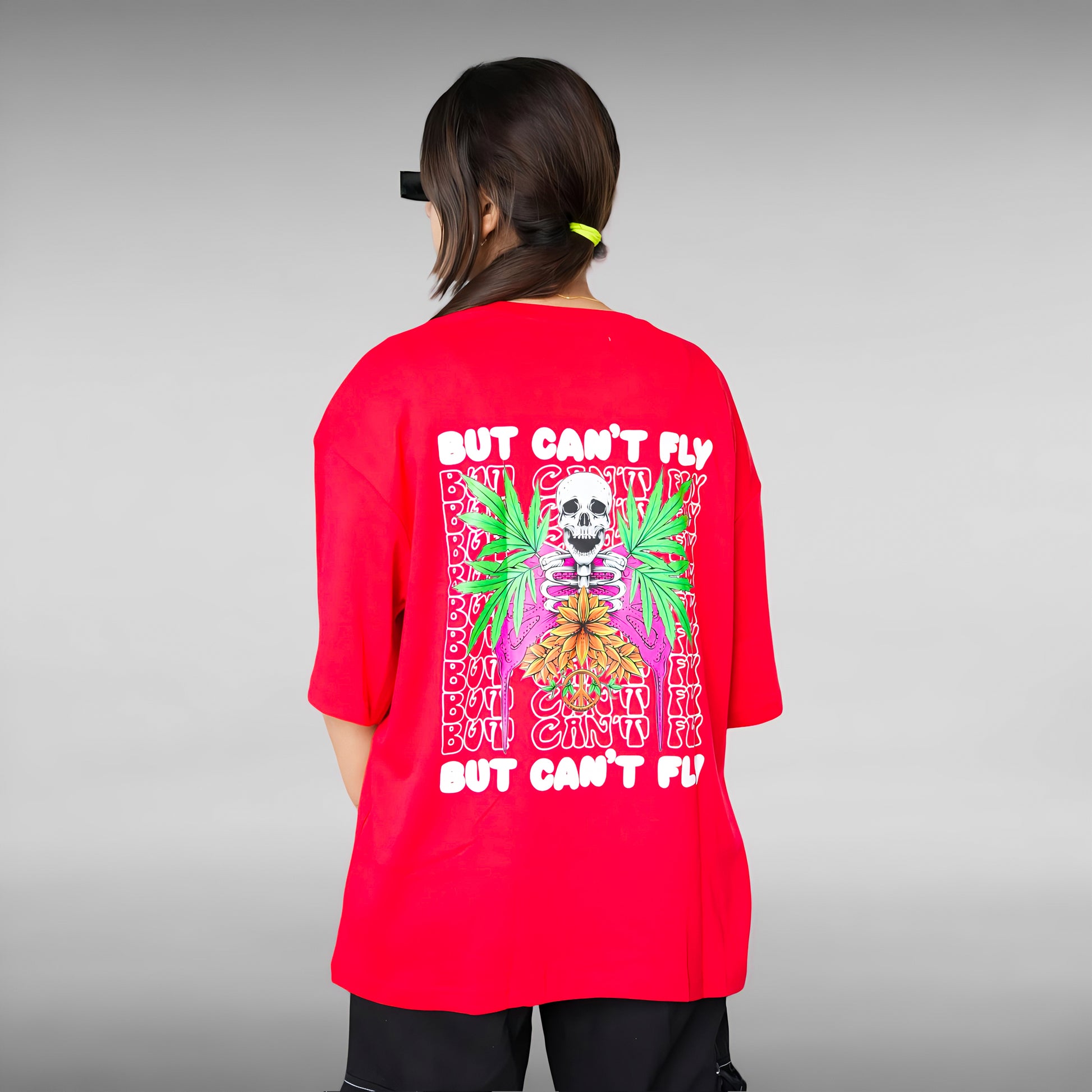 Red Can't Fly Relaxed Fit T-shirt - Loopster