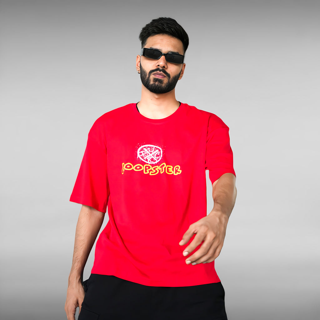 Red Can't Fly Relaxed Fit T-shirt - Loopster