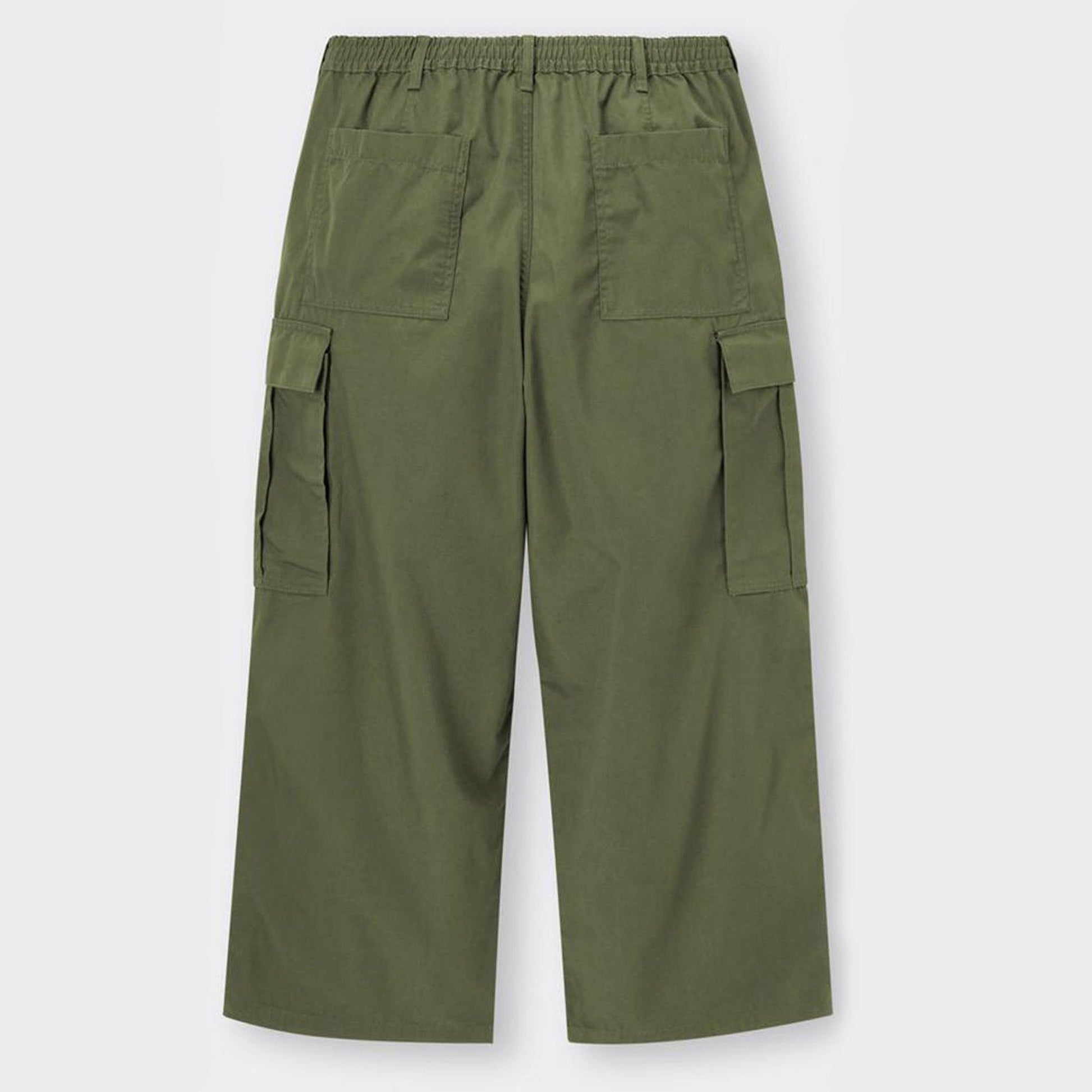 Female Olive Green Cargo Trousers (6 pockets)