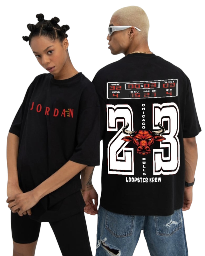 Black Unisex Relaxed Fit Jordan T-shirt