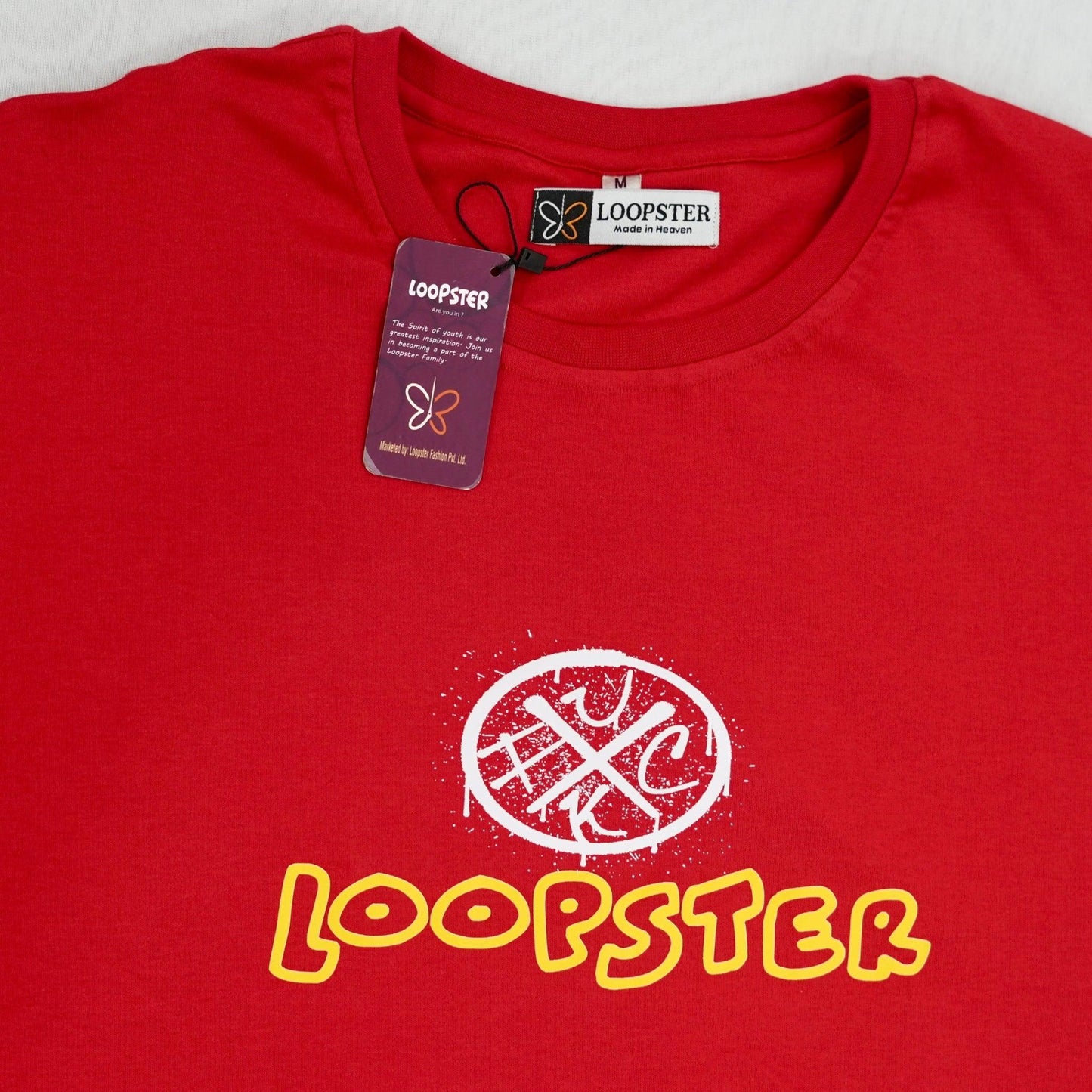 Red Unisex Relaxed Fit T-shirt - Need some Space - Loopster